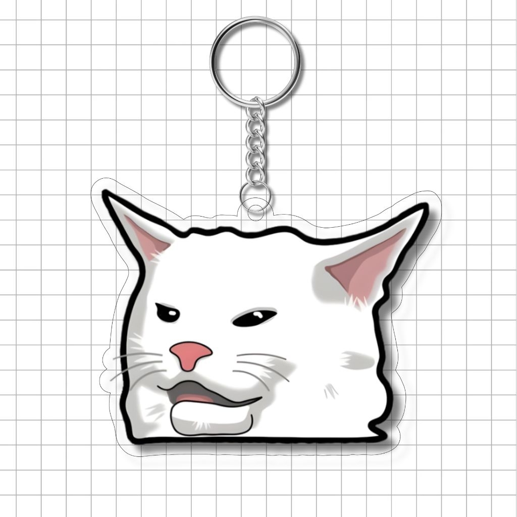 Gantungan Kunci Kucing Plongo