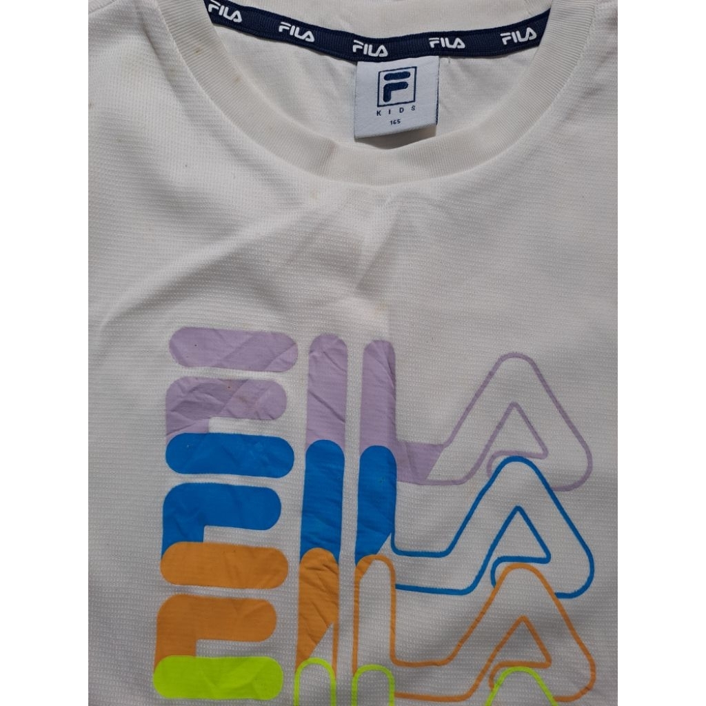 PRELOVED KAOS JERSEY FILA ORIGINAL UNISEX 8-12 TAHUN