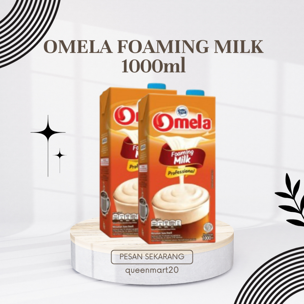 OMELA FOAMING MILK 1000ml (PCS)
