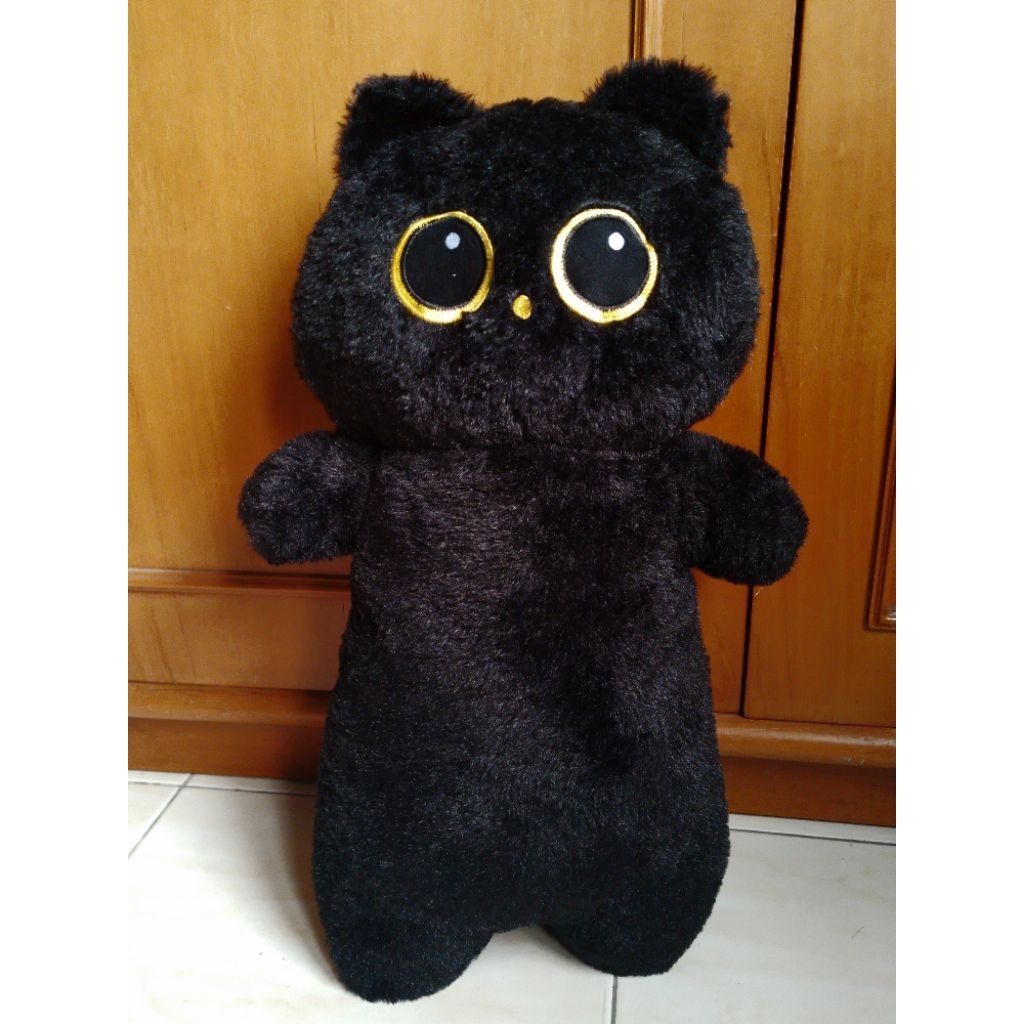 [PRELOVED] Guling Boneka Kucing Hitam