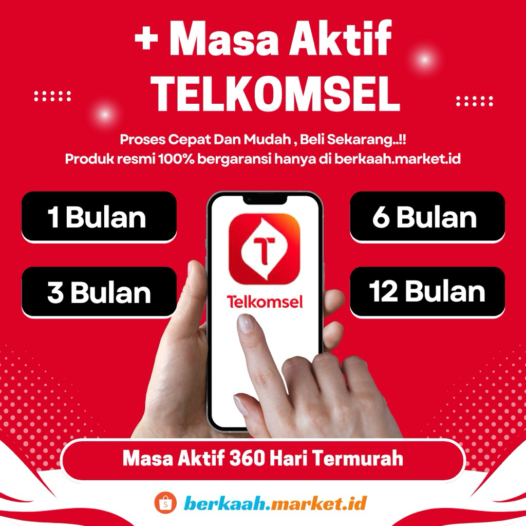 Perpanjang Tambah Masa Aktif Telkomsel Simpati 1 Bulan - 1 Tahun
