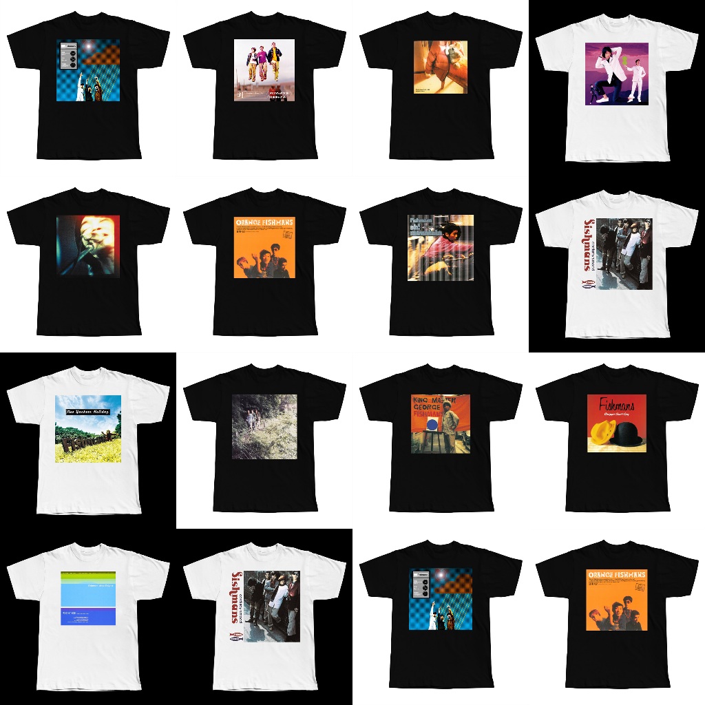 Fishmans Tshirt - JUAL BAJU KAOS BAND FISHMANS BAND ROCK - (BISA CUSTOM)