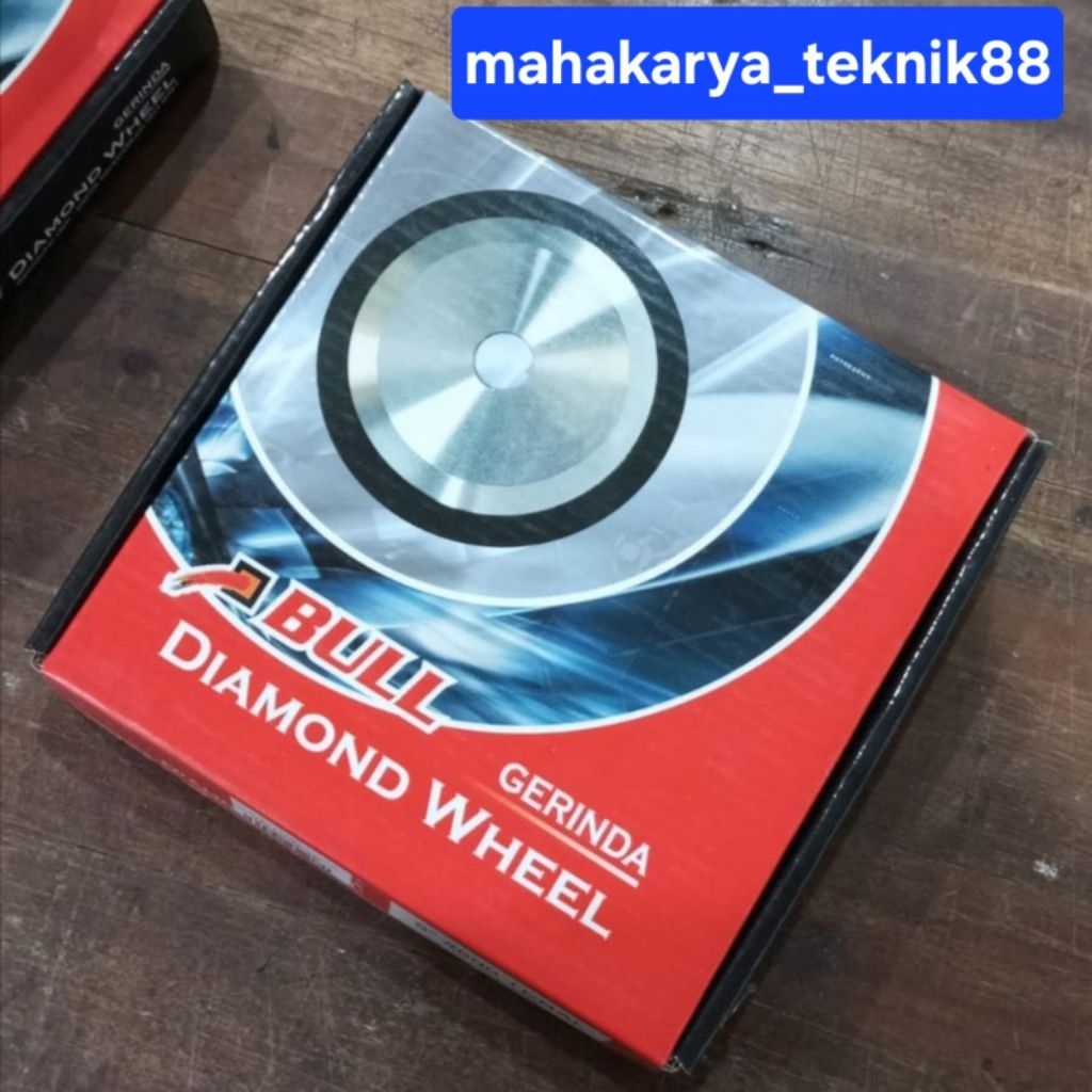 BULL Gerinda Diamond Wheel 5" Inch - Gerinda Batu Asah 5 Inch BULL Red - 240