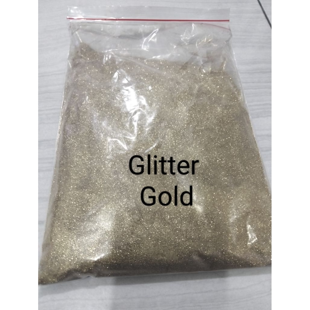 Glitter bubuk / Serbuk Glitter Gold/emas