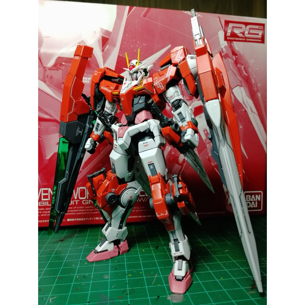 RG 1/144 00 Gundam Seven Sword / G Inspection Model Kit Figure P-Bandai