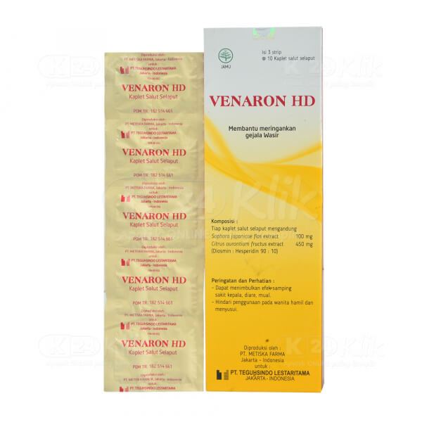Venaron HD Kapsul Membantu Meredakan Wasir