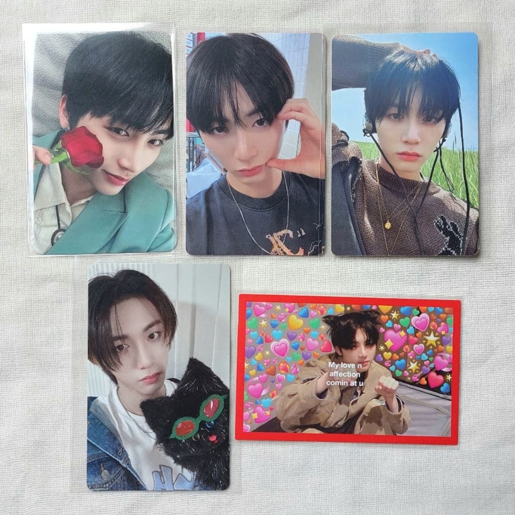 PHOTOCARD BOYNEXTDOOR TAESAN KIT MEME CARD ALBUM WHO WHY HOW MOODY DAZED LETTER EARTH WIND FIRE WEVE