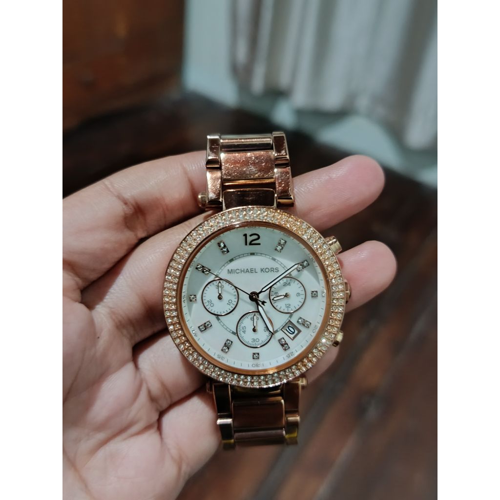Preloved Jam Tangan EMKA(MK) Rosegold