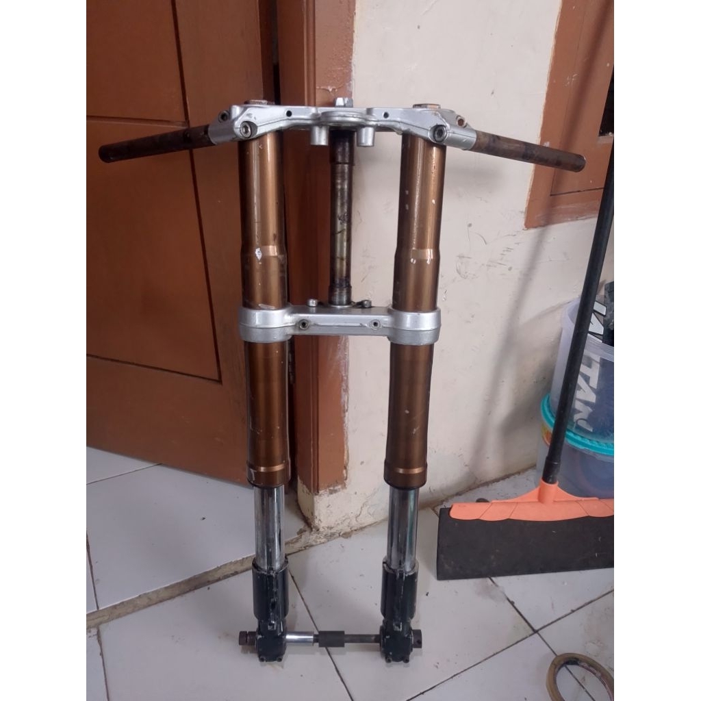 Shok Depan USD Aprillia Rs125 Original set stang jepit Cocok buat custom modifikasi d motor cb gl me