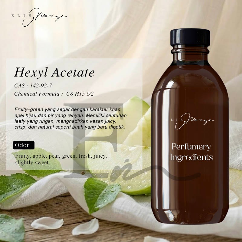 Elie Moise Hexyl Acetate Pure Isolates  Fruity Apple - Perfumery Fragrance Ingredients Aroma Chemica