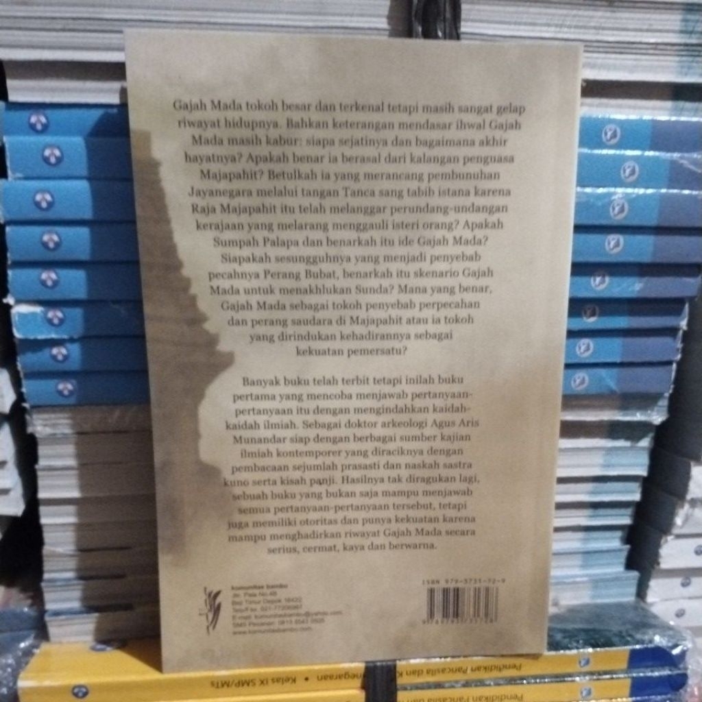 Buku Gajah Mada Biografi Politik (Agus Aris Munandar)