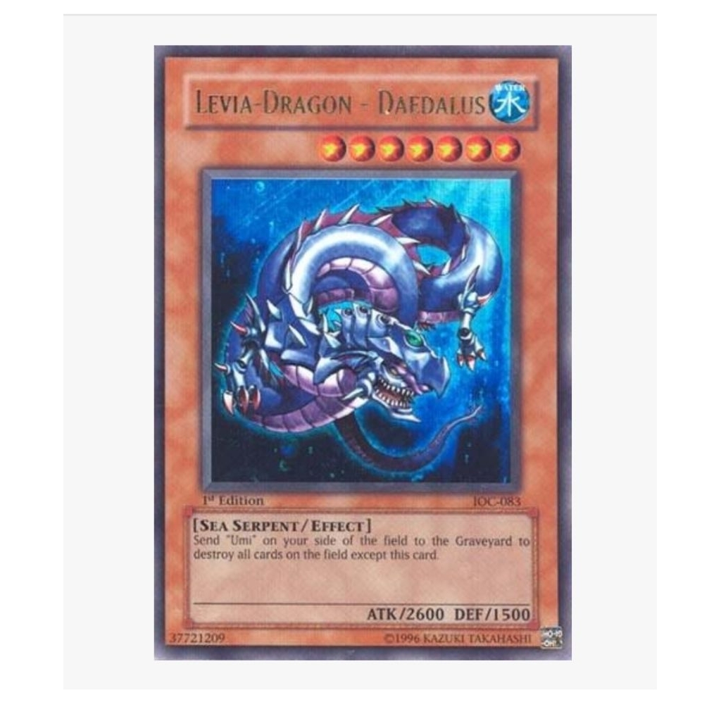 YUGI OH GX TCG LEVIA - DRAGON - DAEDALUS LOC-083