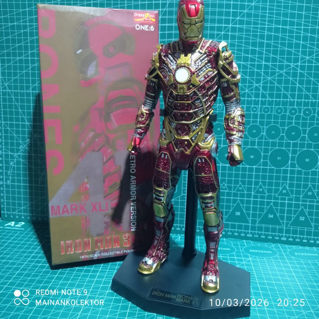CRAZY TOYS IRON MAN MARK 41 BONES