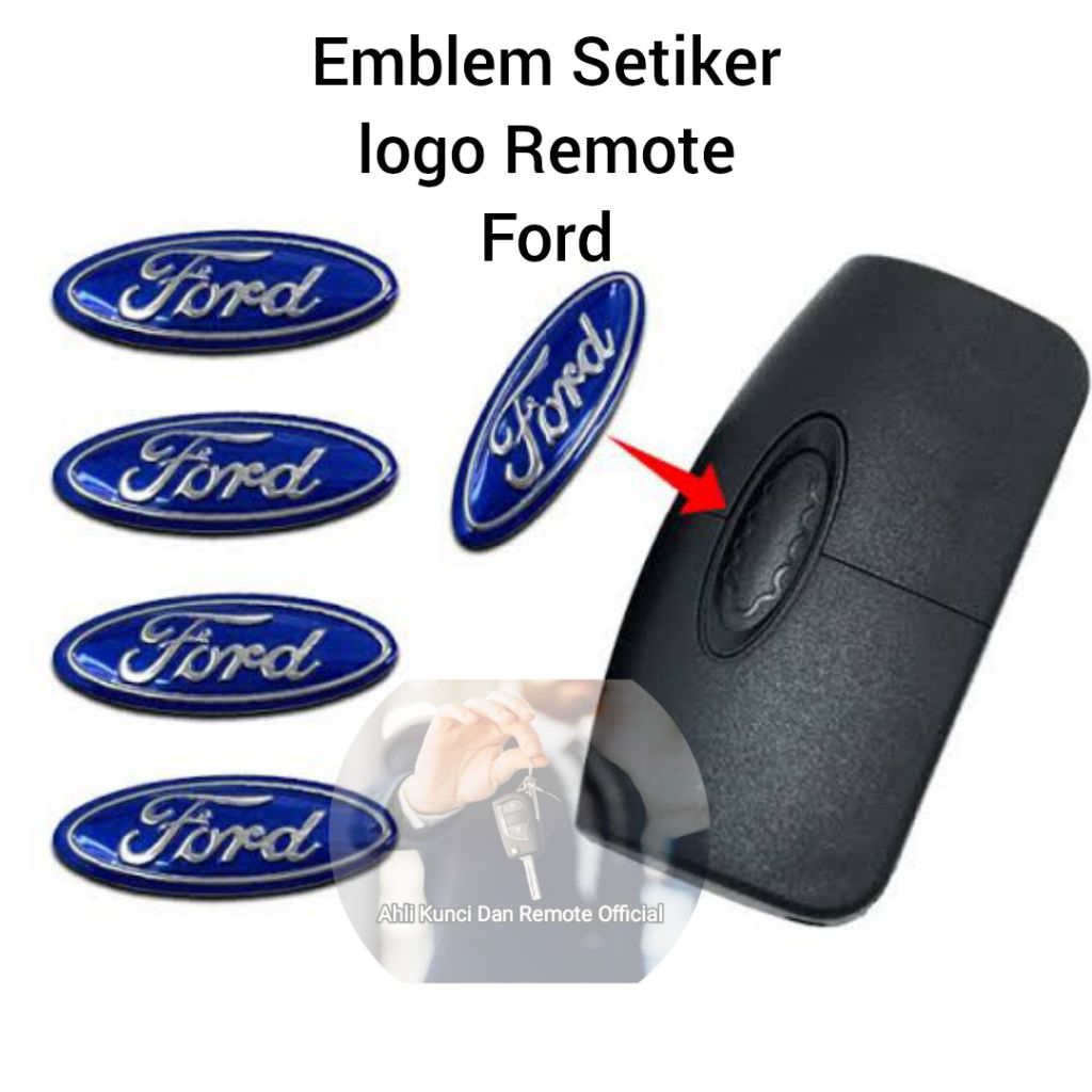 Logo Sticker Remote Ford Emblem Logo