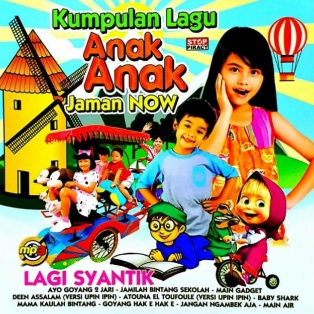 Kaset MP3 Koleksi Lagu Anak Taman Kanak Kanak Populer