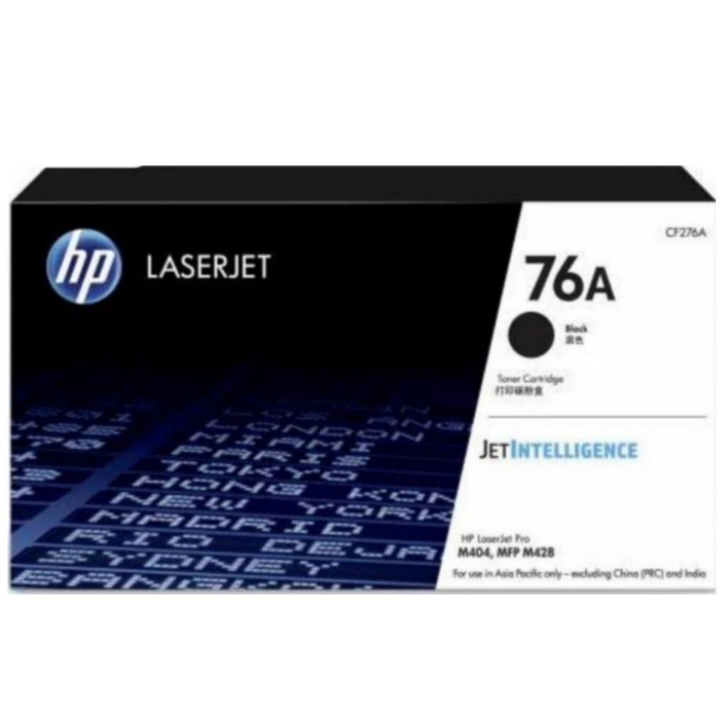 TONER CARTRIDGE HP 76A (CF276A) BLACK MONO ORIGINAL untuk printer : Seri LaserJet Pro M404: M404n, M