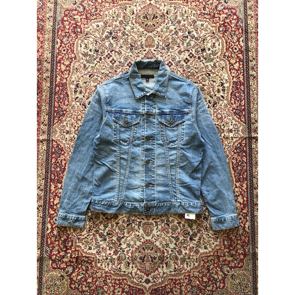 Uniqlo trucker jeans type 3  denim jacket Vintage trucker jacket i098