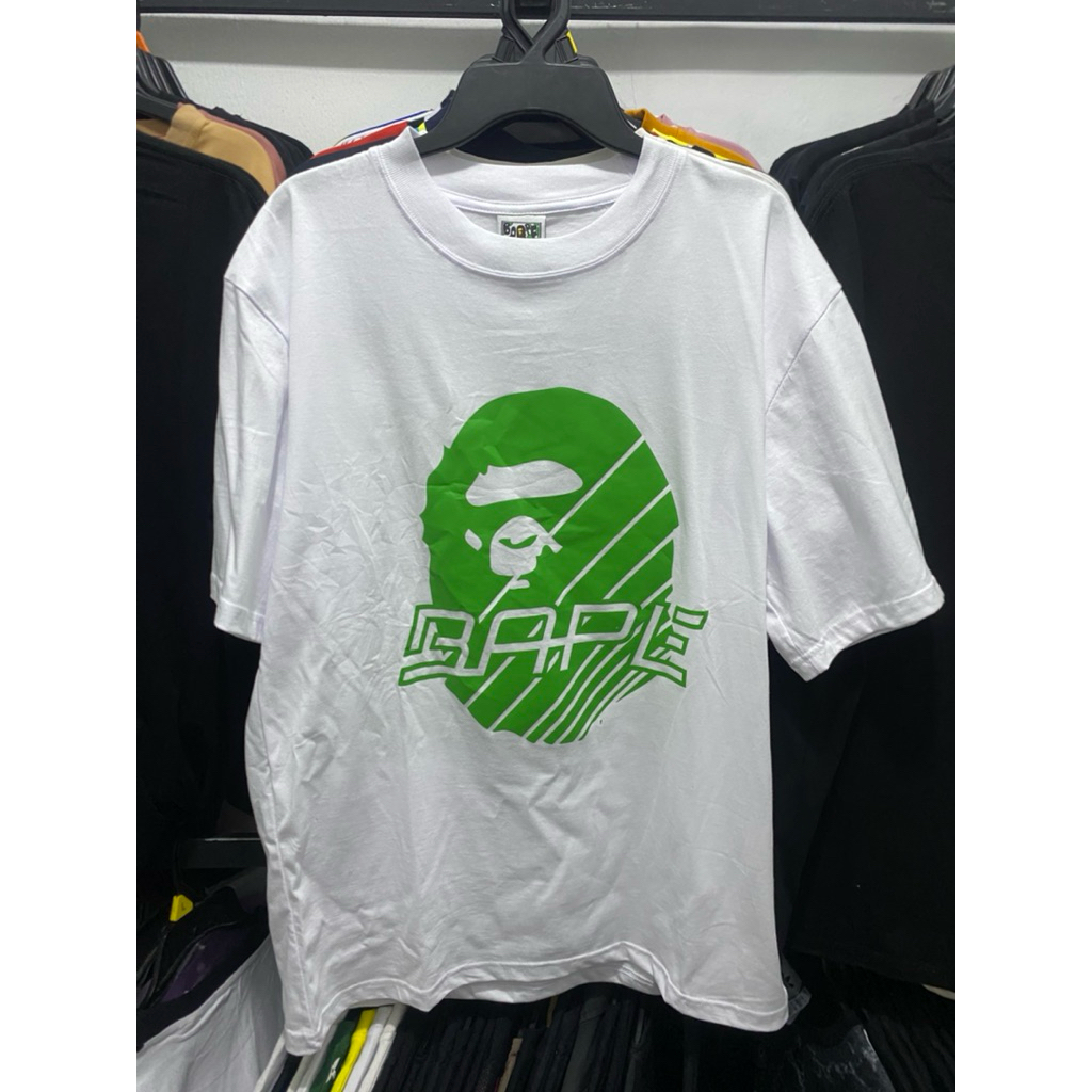 Bape green tee second