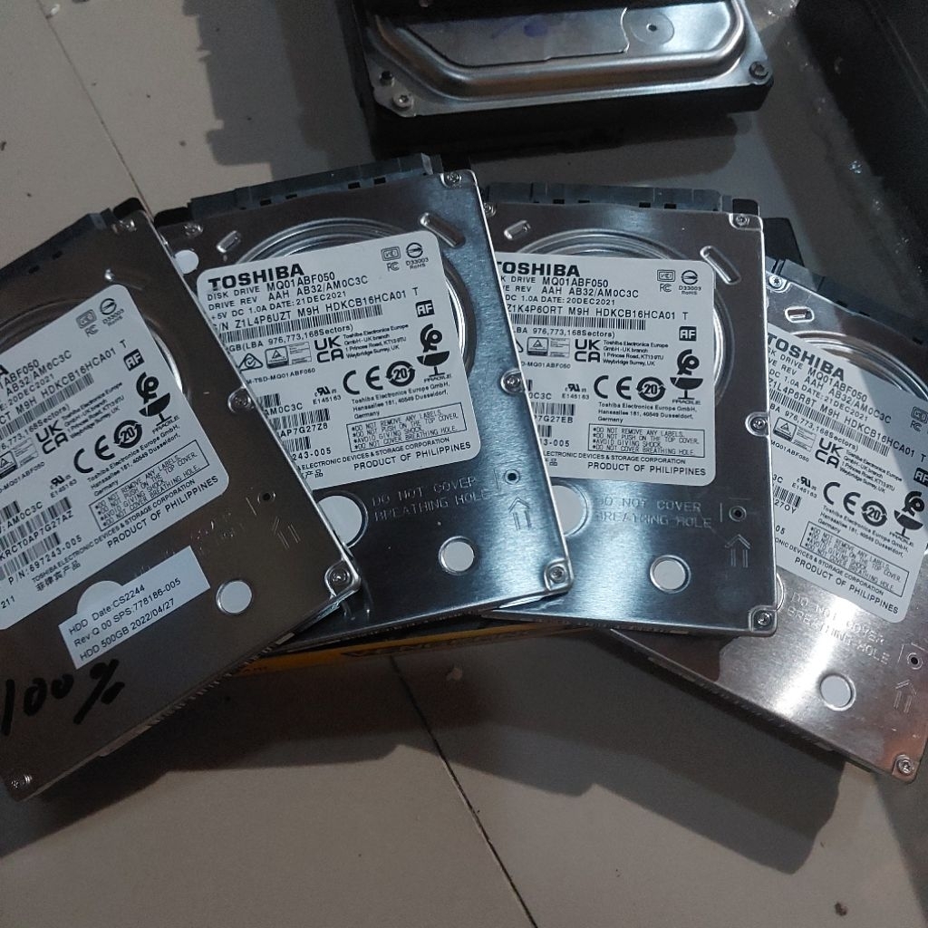 HDD Laptop Toshiba 500GB Original Hardisk