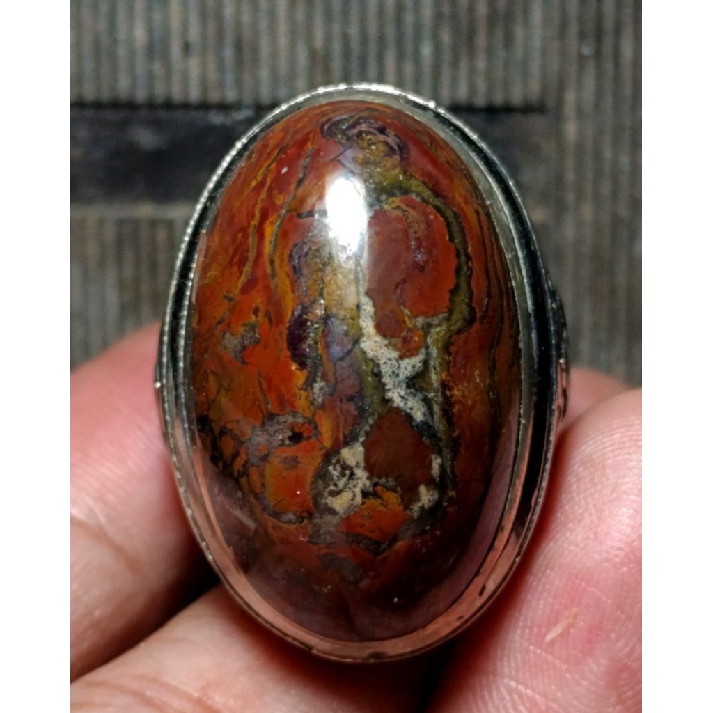 cincin batu akik klawing sidik jari antik lain bacan pancawarna