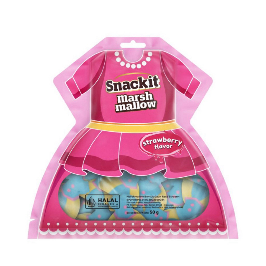 Snackit Marshmallow Strawberry Flavor