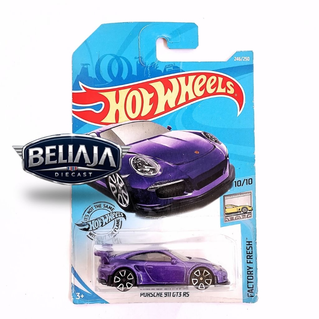 HOT WHEELS PORSCHE 911 GT3 RS PURPLE FACTORY FRESH