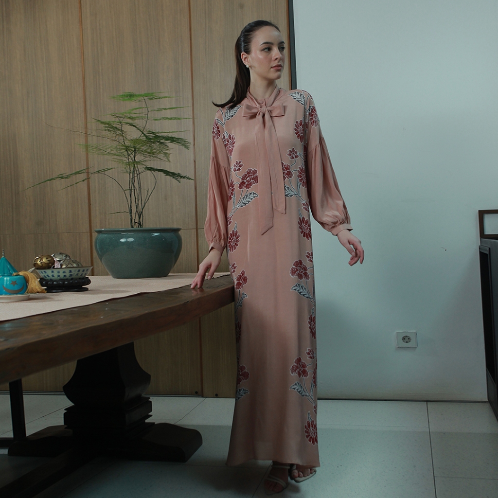 Batik Huza - Dress Virelle - Gamis Batik Wanita