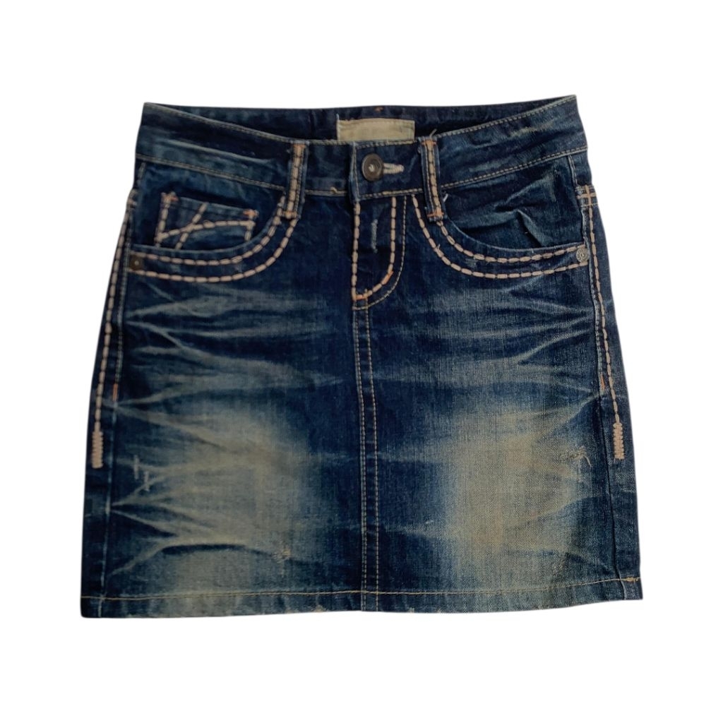 denim skirt y2k vintage rok