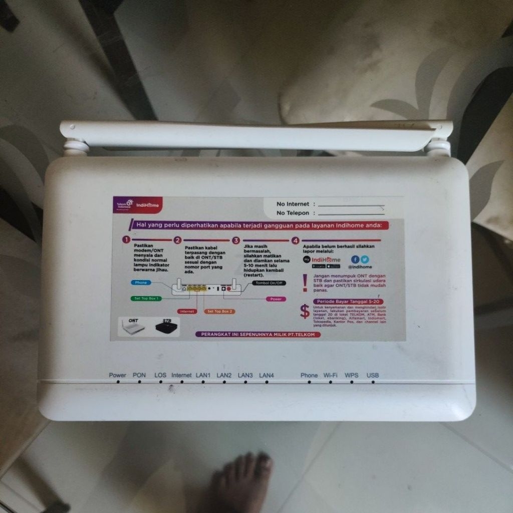 router Indihome bekas masih bagus