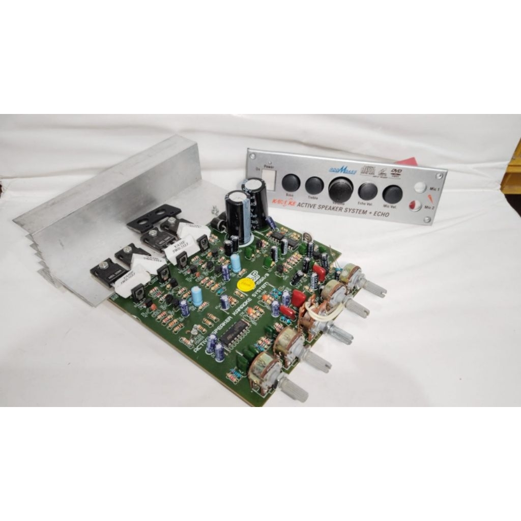 Power Amplifier Aktif Speaker 1000 Watt PMPO LF-156A/B Sistem DVD Input Ready untuk Kualitas Suara T