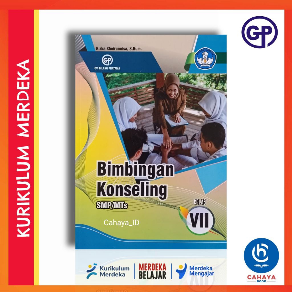 Penerbit GP - Buku Bimbingan Konseling (BK) SMP/MTs Kelas 7 Kurikulum Merdeka