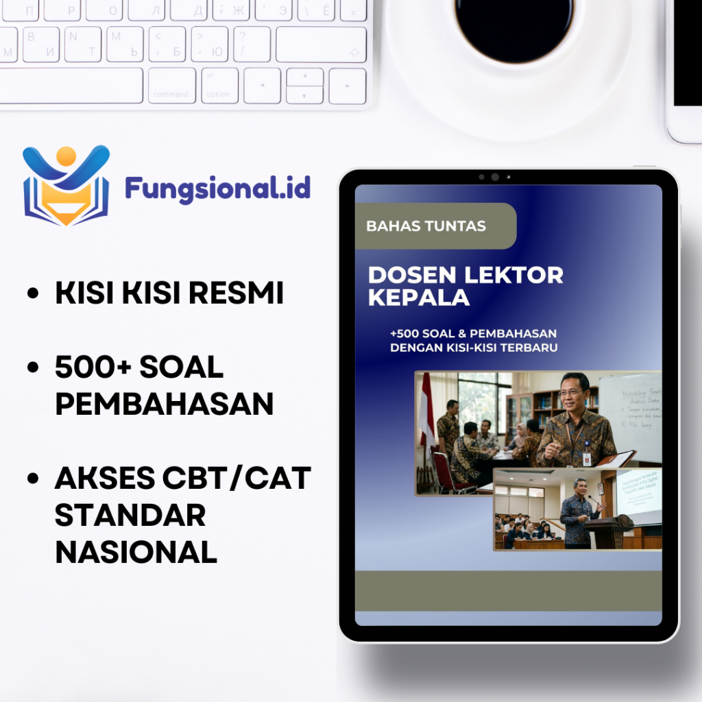 Bank Soal  Dosen Lektor Kepala  + Kunci Jawaban - PPPK CPNS Uji Kompetensi/Ujikom/UKOM - CBT/CAT Mod