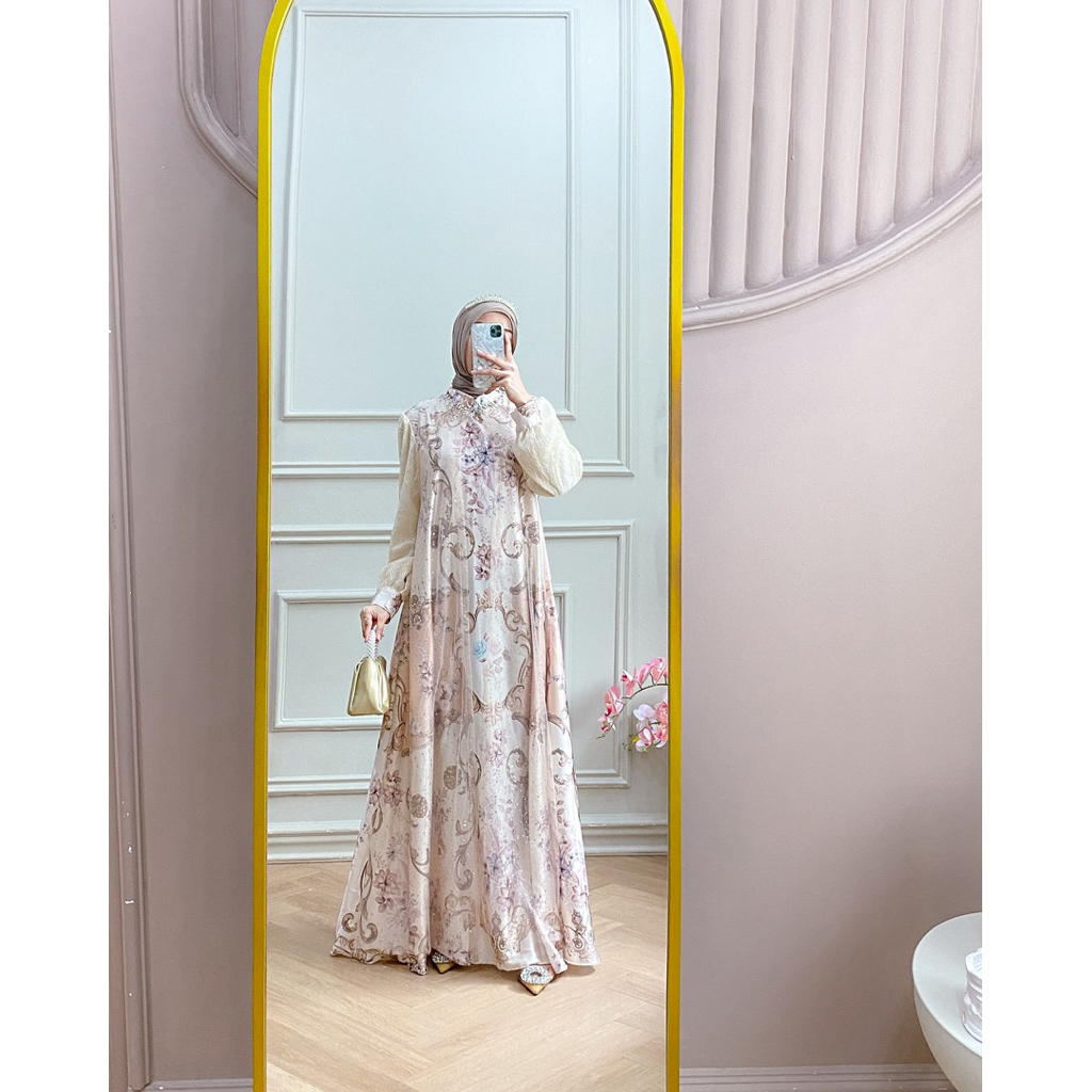 Hijabbi_hijab || MAYSA DRESS gamis lebaran gamis muslim wanita