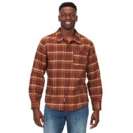 Kemeja Flanel Outdoor Marmot Mountain Works Fairfax Novelty Lighweight Brown
