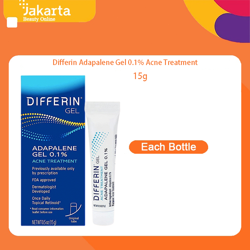 Differin Acne Treatment Gel/Differin Adapalene Gel 0.1% Acne Treatment 15g