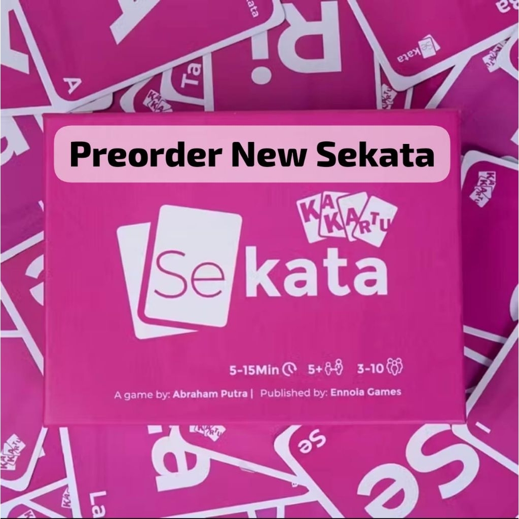 (Pre order)Kartu sekata card game - Board game