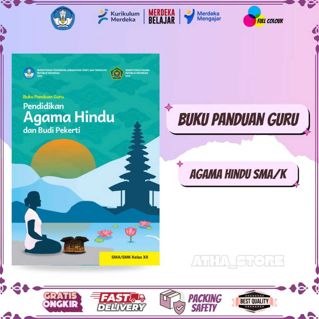 BUKU GURU AGAMA HINDU KELAS 12 KURIKULUM MERDEKA SMA/K