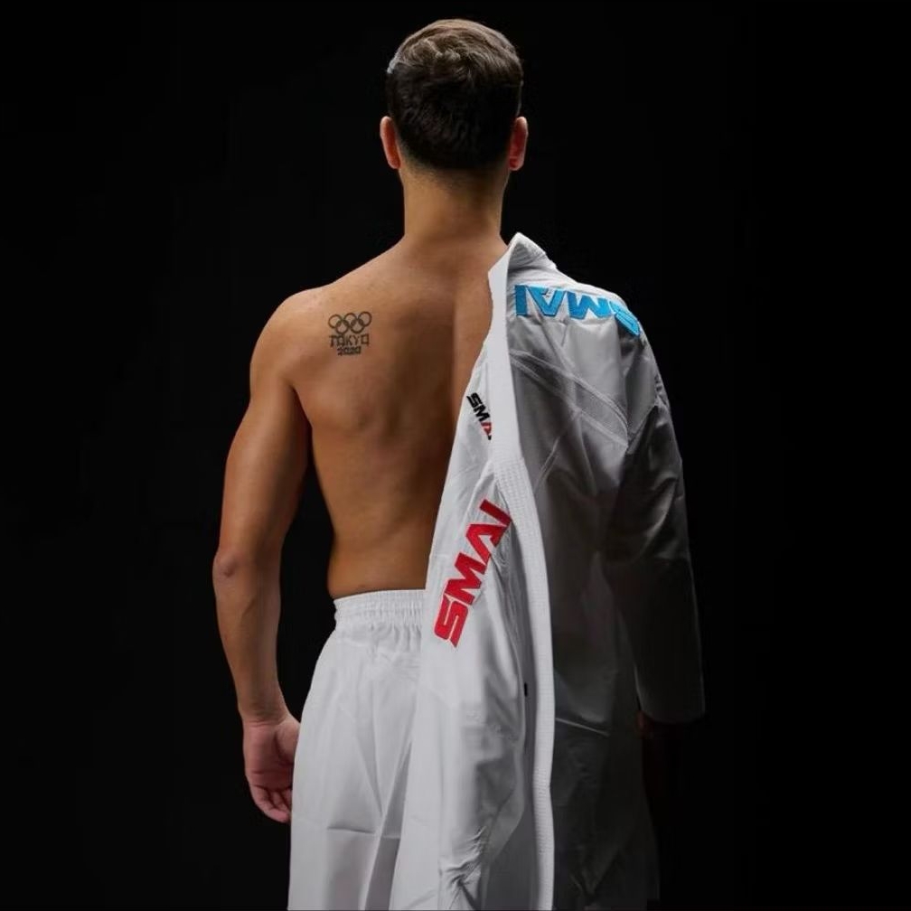 KARATE Kumite-Gi Inazuma RX SMAI - WKF Approved Merah & Biru (bolak-balik 1baju)