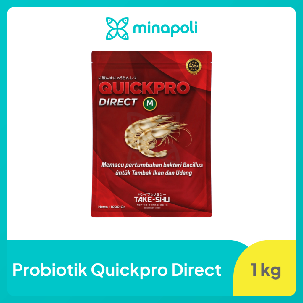 Probiotik Udang dan Ikan QuickPro Direct kemasan 1 kg