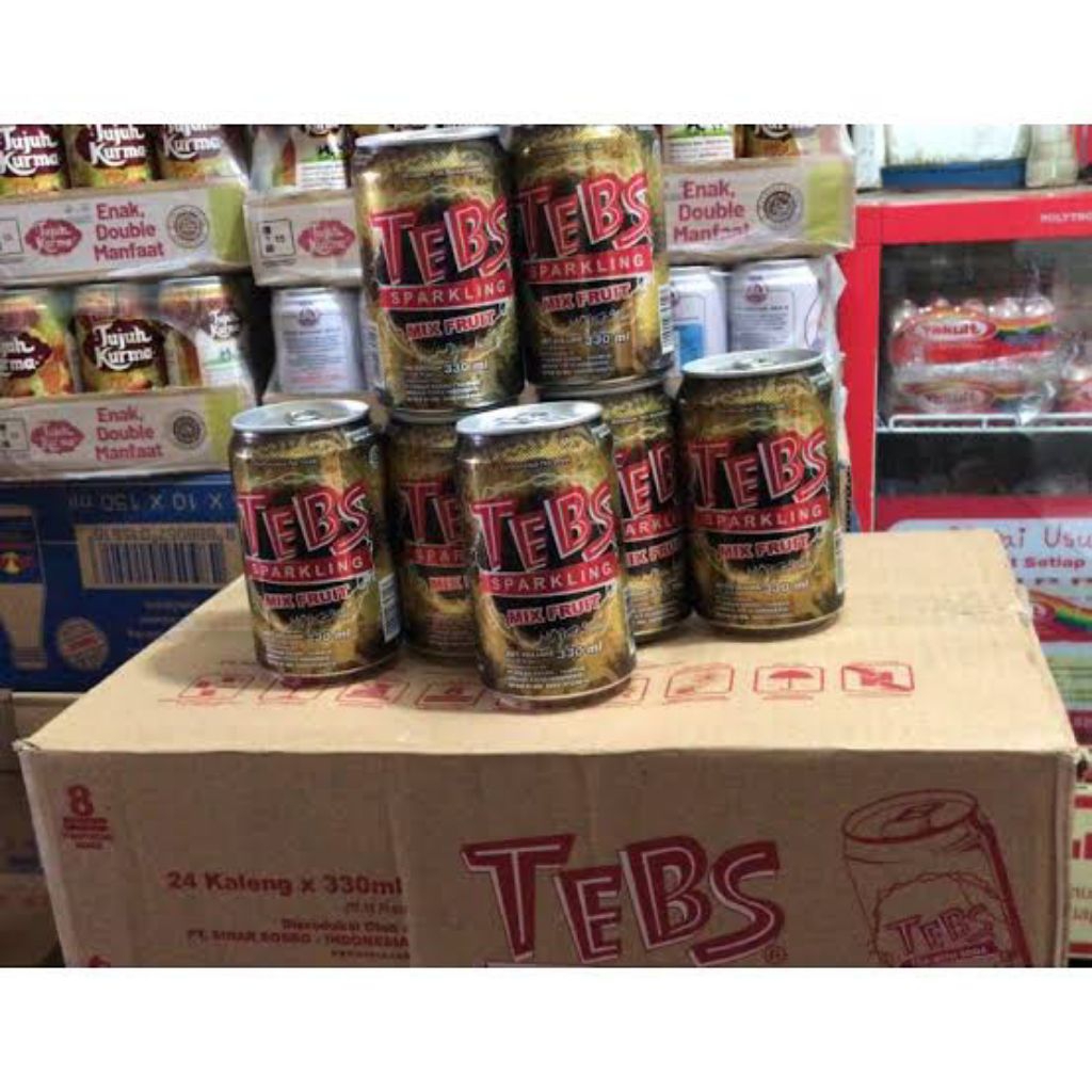 Minuman kaleng tebs 330ml 1dus 20kaleng
