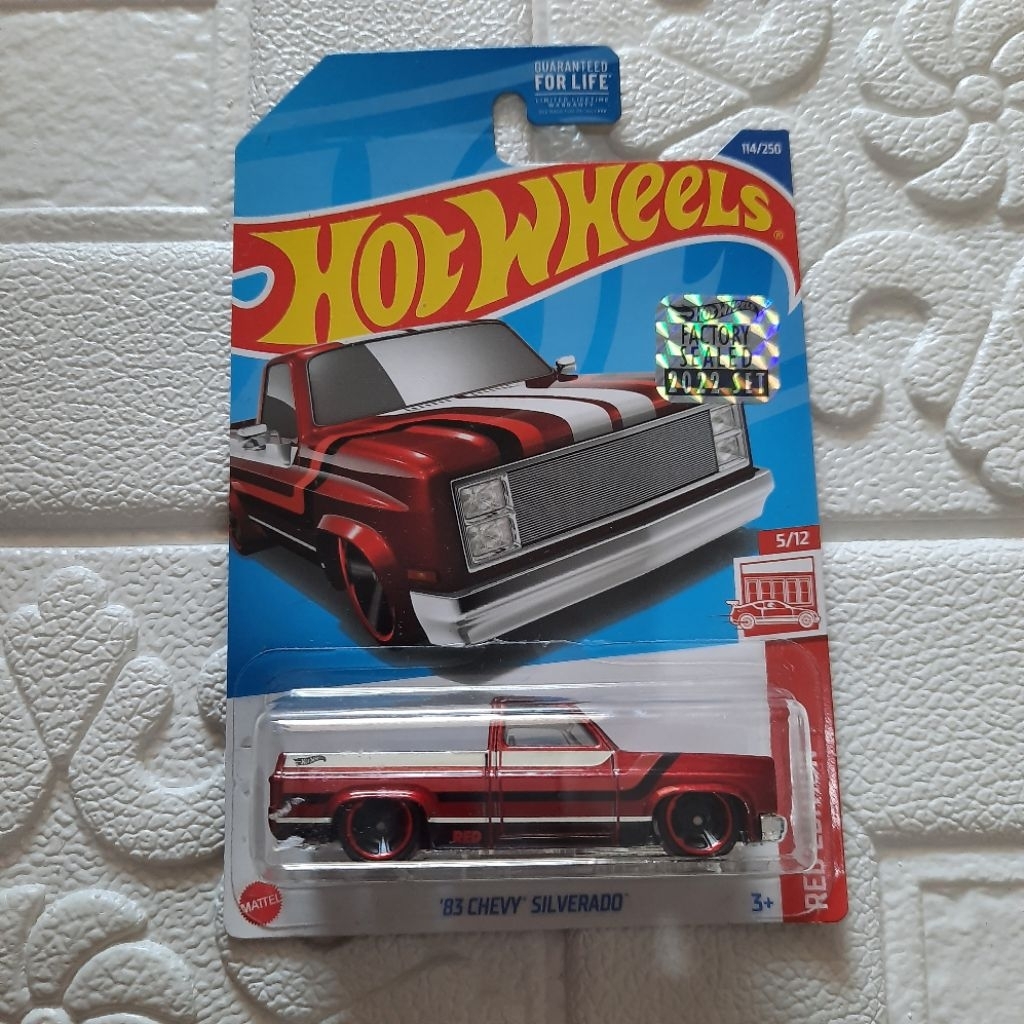 Hot wheels 83 SILVERADO Red Edition Target Exclusive Factory Sealed