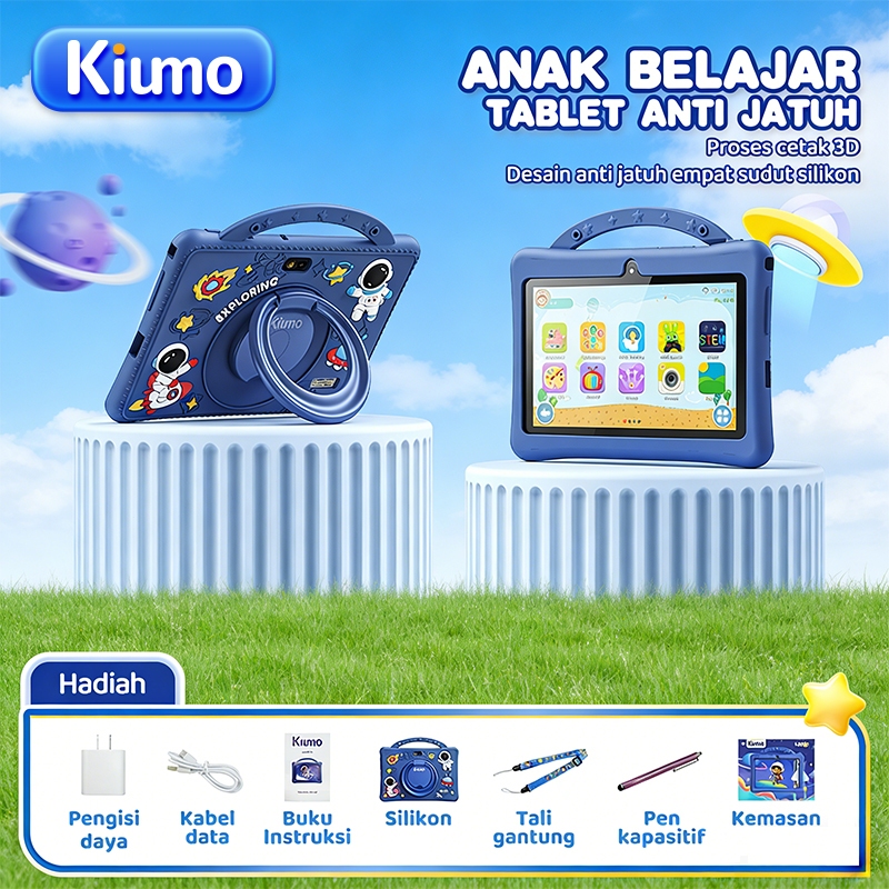 Kiumo M901 Kids Tablet 6+128G Android 13 7" IPS tablet anak untuk belajar tablet edukasi anak tablet