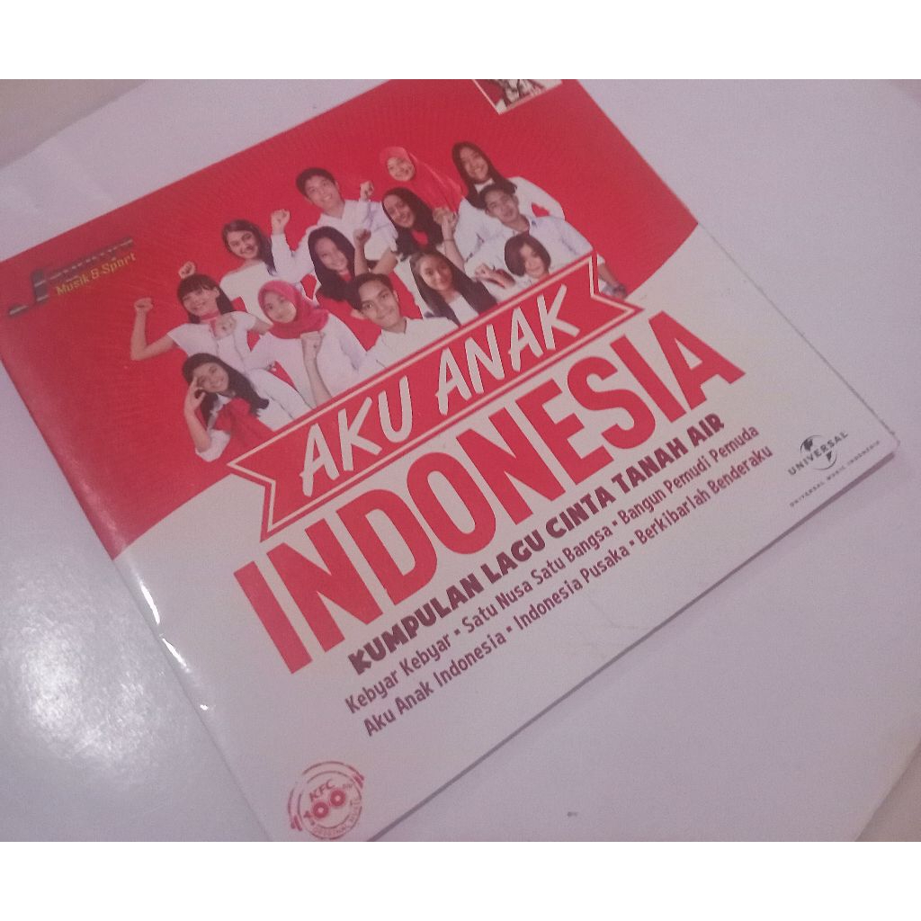 CD musik lagu aku anak Indonesia