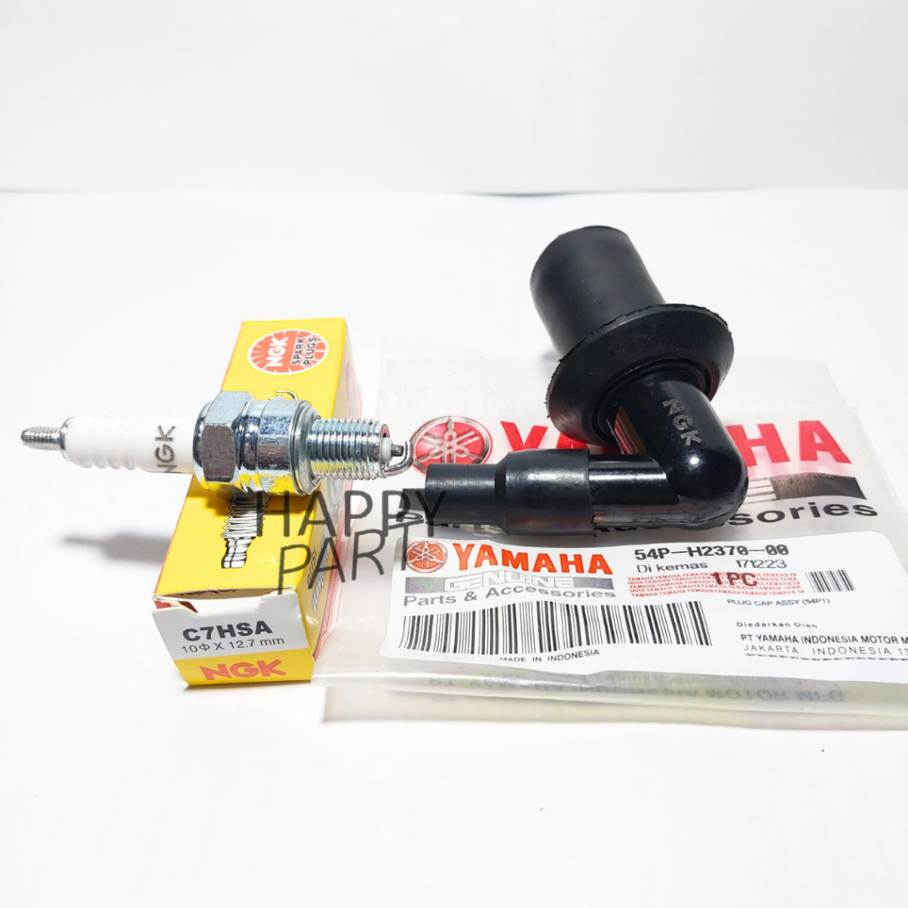 Tutup Busi Mio J Kepala Cangklong Busi Mio J busi 54P yamaha cop besi mio j + Busi ngk c7hsa mio j