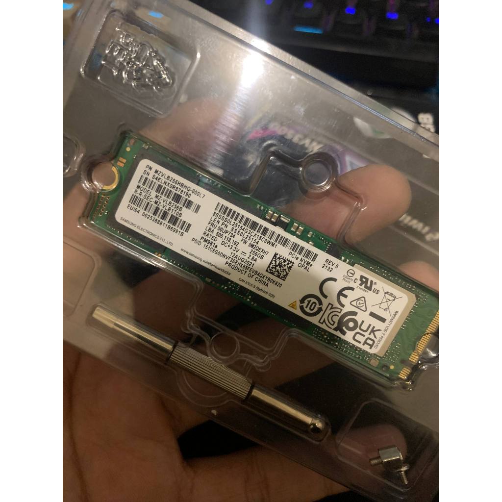 SSD NVMe Samsung 256gb