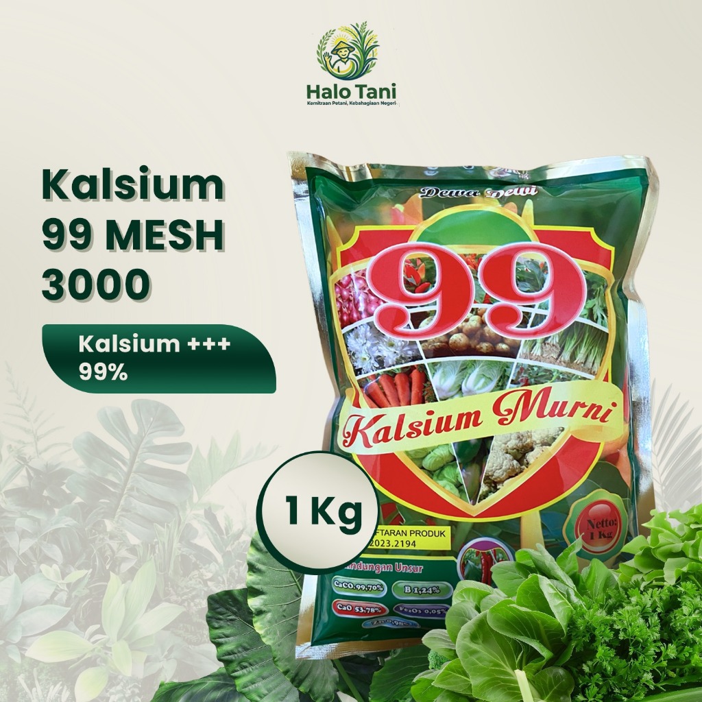 PUPUK 99 Kalsium Murni 1KG Pupuk Tanaman Kalsium Murni Untuk Pertanian