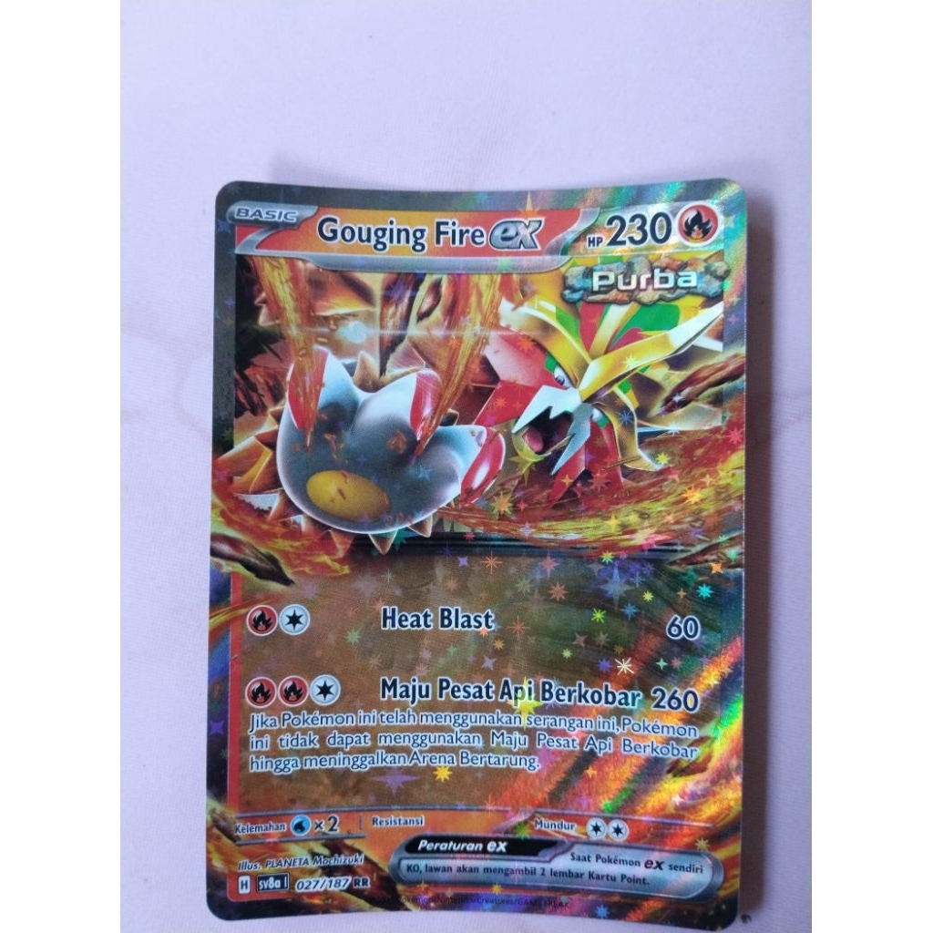 pokemon tcg gouging fire RR
