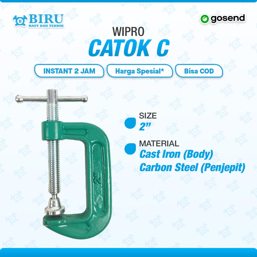 WIPRO Clamp C Catok C 2 Inch