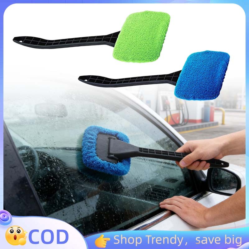 Tongkat Pembersih Kaca Mobil Sikat Microfiber Mobil Pembersih Kaca Luar Dalam Sikat Kaca Mobil Anti 