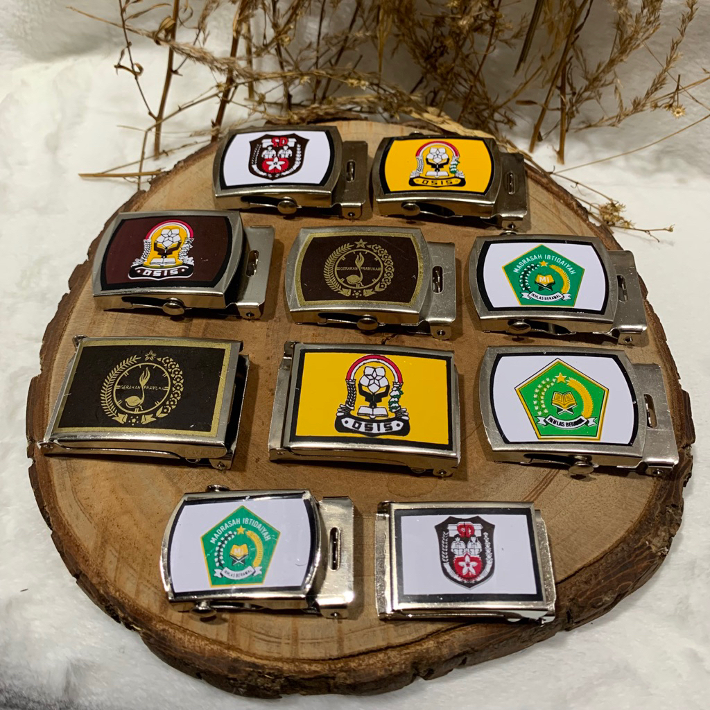 Kepala Gesper Sekolah SD SMP SMA Pramuka